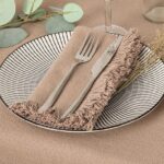 Τραπεζομάντηλα & Πετσέτες Δειπνου Napkin Cot Maha Grey 40X40 X2