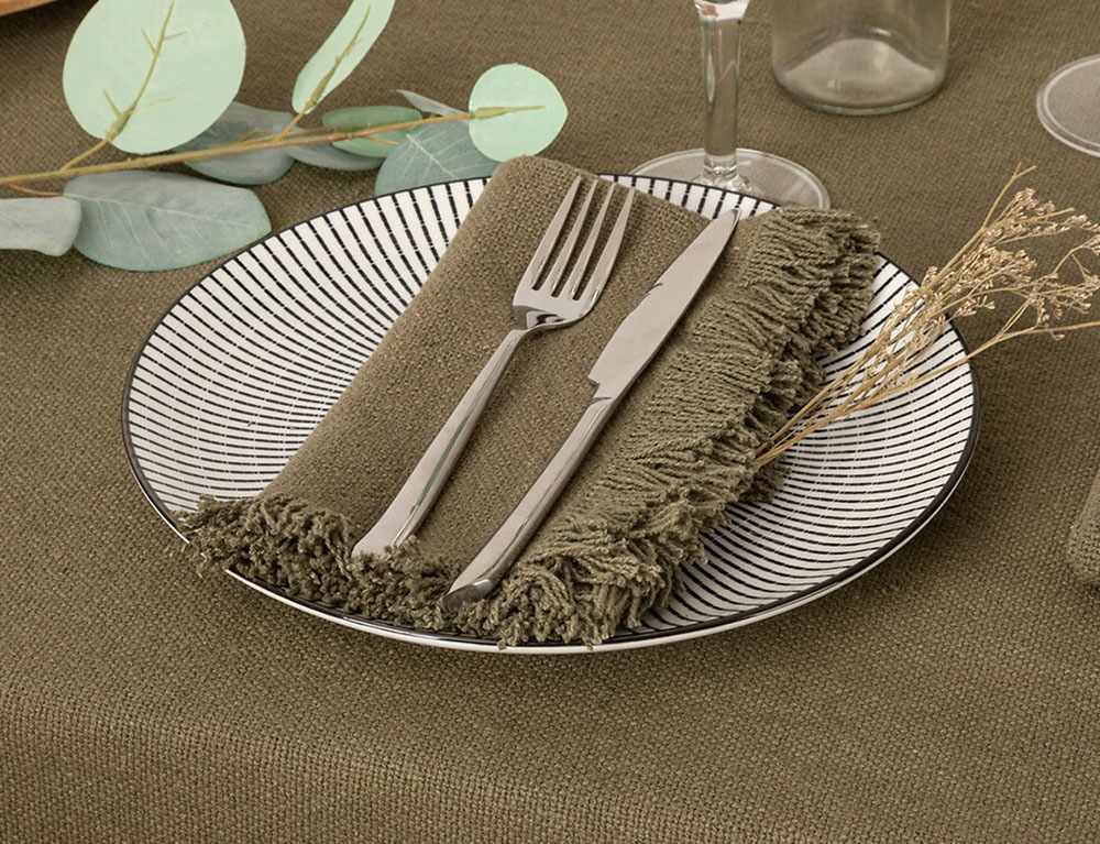 Τραπεζομάντηλα & Πετσέτες Δειπνου Napkin Cot Maha Kha 40X40 X2