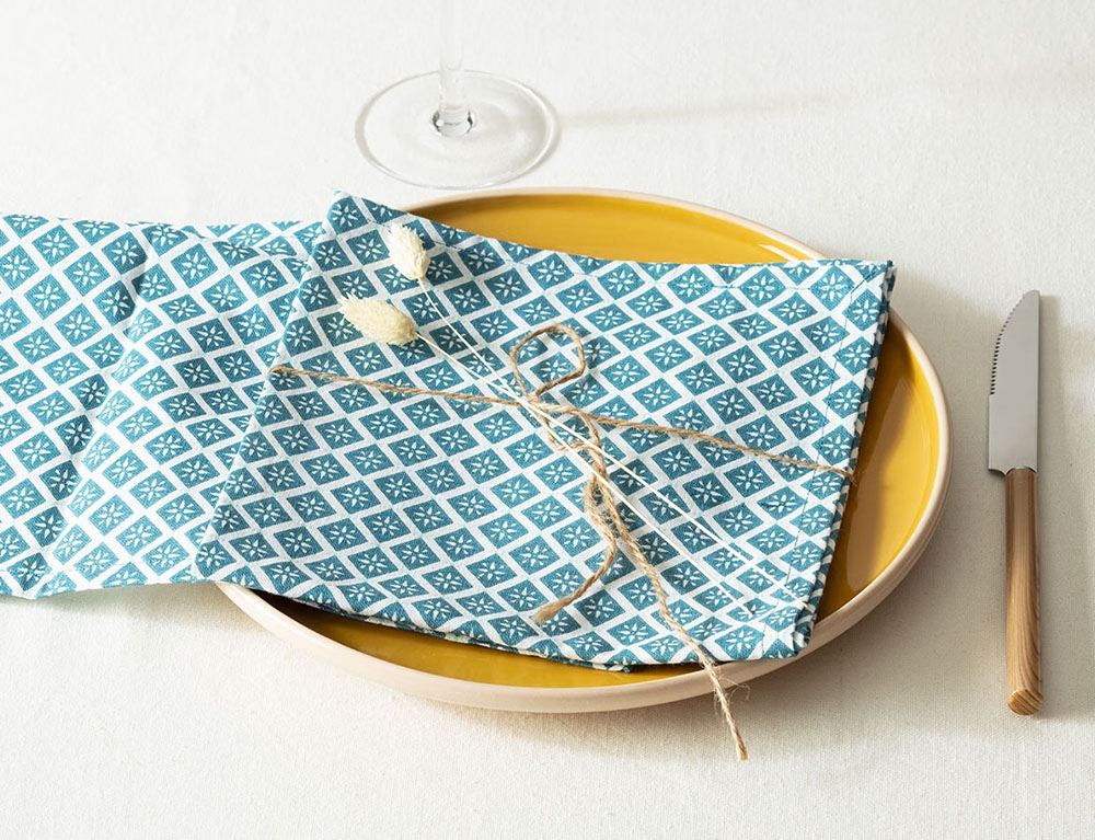 Τραπεζομάντηλα & Πετσέτες Δειπνου Napkin Print Ctn Tikal X4