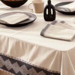 Τραπεζομάντηλα & Πετσέτες Δειπνου Napp 150X250+6 Serv Cot Iv Inu