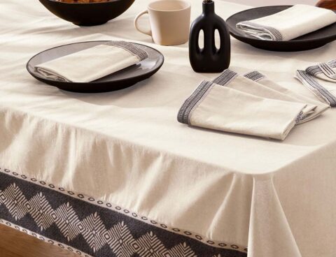 Τραπεζομάντηλα & Πετσέτες Δειπνου Napp 150X250+6 Serv Cot Iv Inu