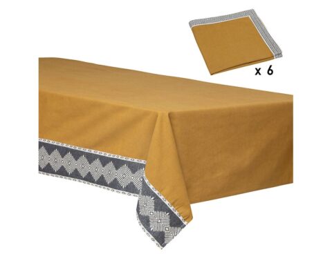 Τραπεζομάντηλα & Πετσέτες Δειπνου Napp 150X250+6 Serv Cot Oc Inu