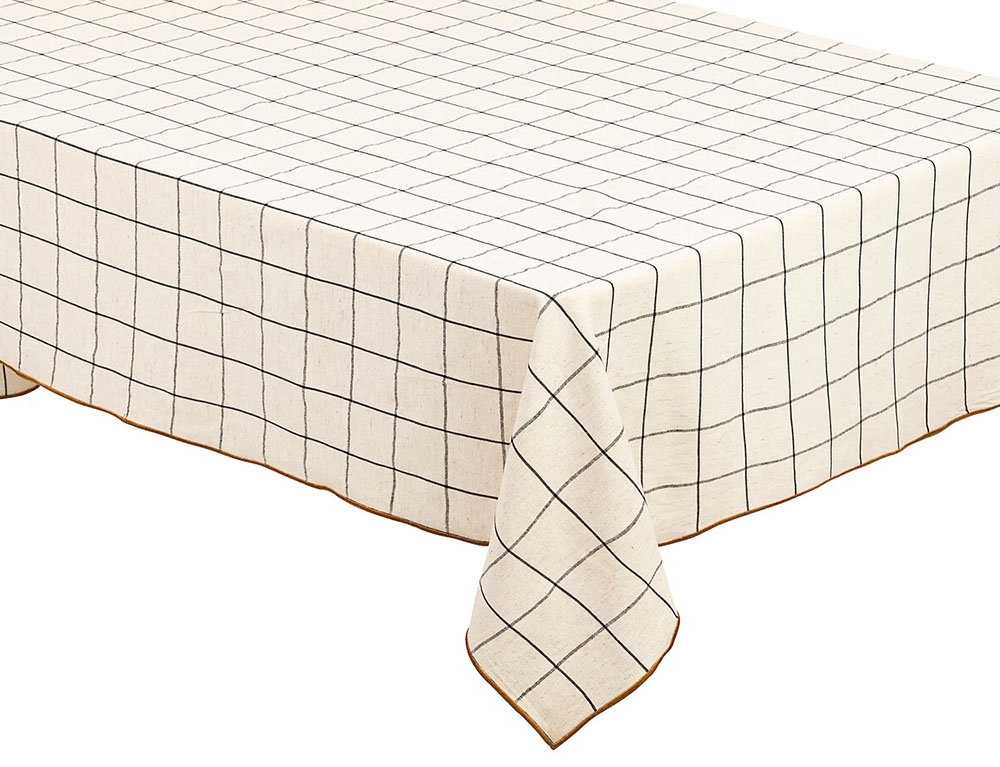 Τραπεζομάντηλα & Πετσέτες Δειπνου Nappe Cot Carreau Cor 150X250