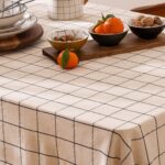 Τραπεζομάντηλα & Πετσέτες Δειπνου Nappe Cot Carreau Cor 150X250