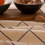 Τραπεζομάντηλα & Πετσέτες Δειπνου Nappe Cot Carreau Cor 150X250