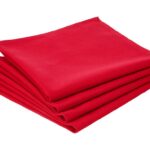 Τραπεζομάντηλα & Πετσέτες Δειπνου Red Cotton Napkins S/4