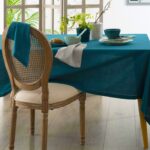 Τραπεζομάντηλα & Πετσέτες Δειπνου Tablecloth Cham Jane Bl140X240 Atmosphera 146340Q