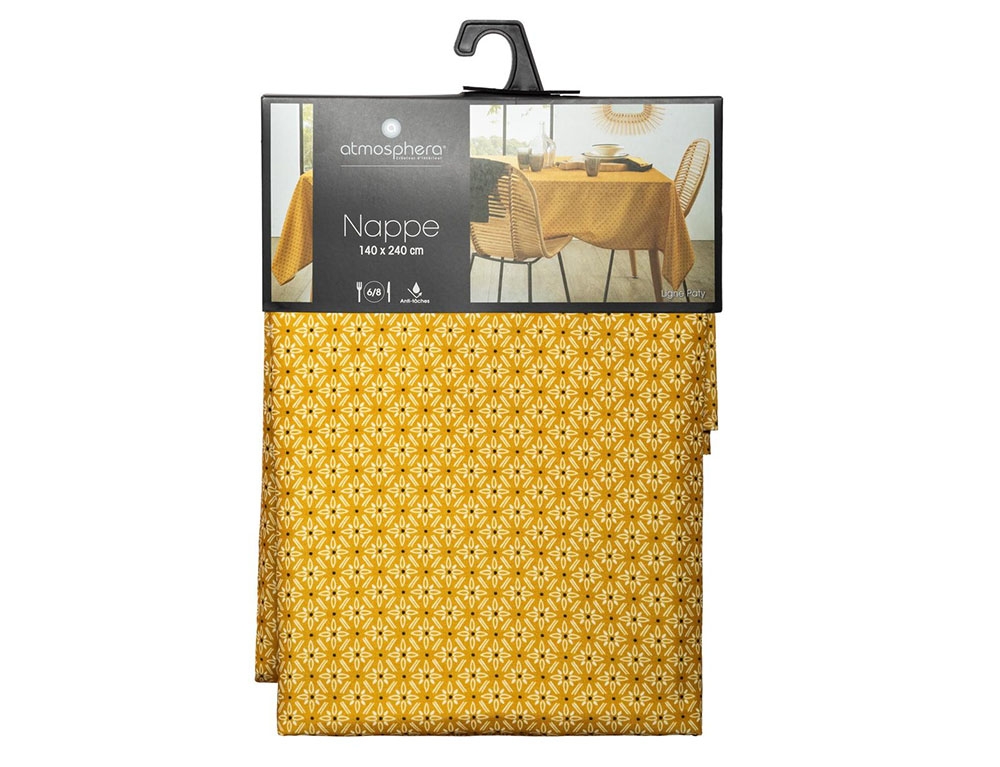 Τραπεζομάντηλα & Πετσέτες Δειπνου Tablecloth Paty Print 140X240 Atmosphera 163930R