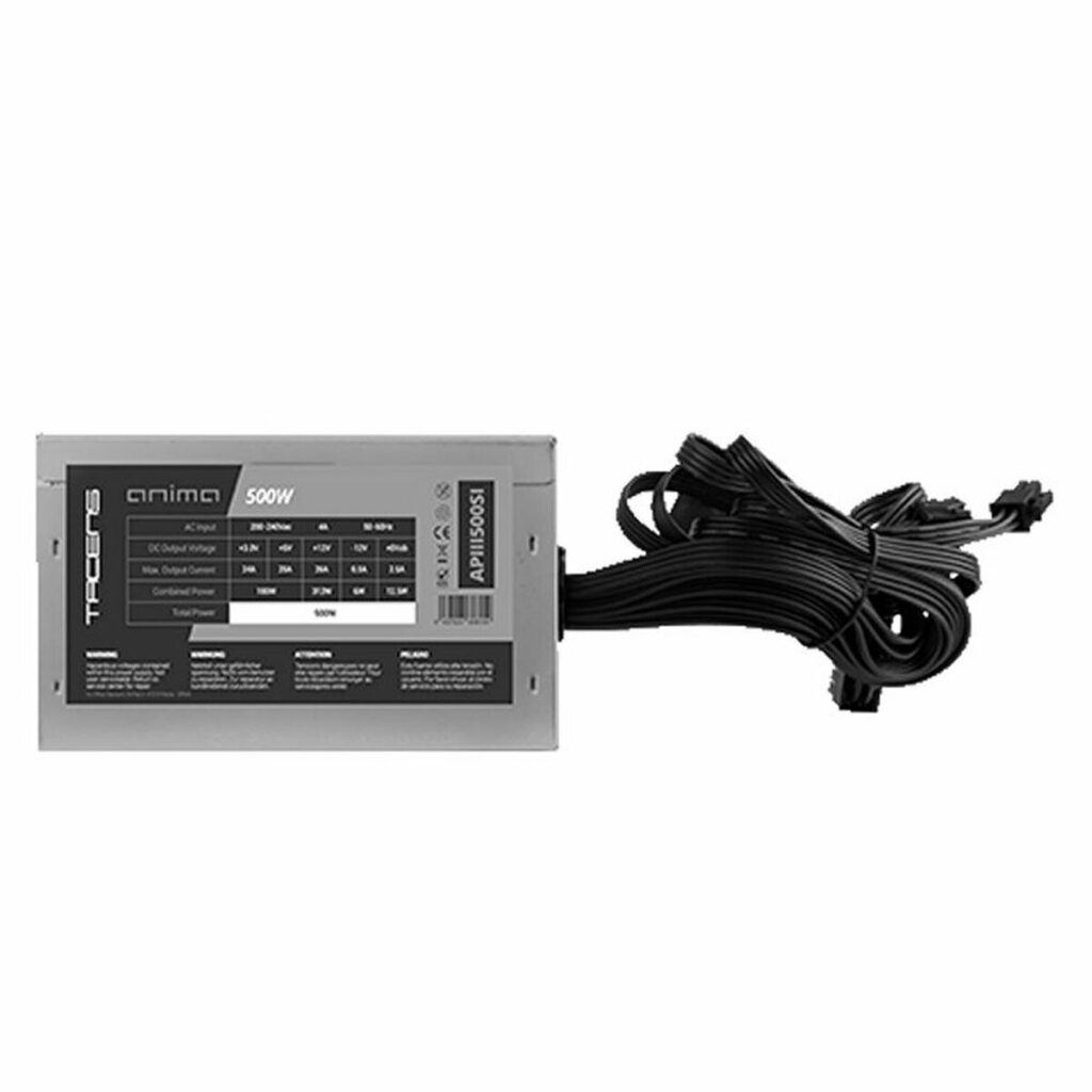 Τροφοδοσία Ρεύματος Mars Gaming APIII500SI 500W Μαύρο Χάλυβας 500 W 6 W