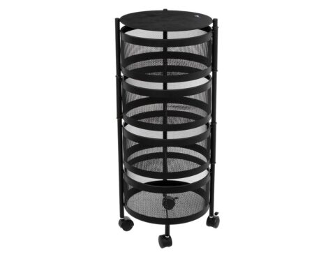Τρόλεϊ Κουζίνας 4 Rotative Baskets Metal Troll