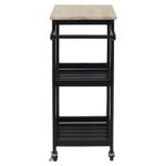 Τρόλεϊ Κουζίνας Black Trolley 37X45X84.5Cm Hd7105