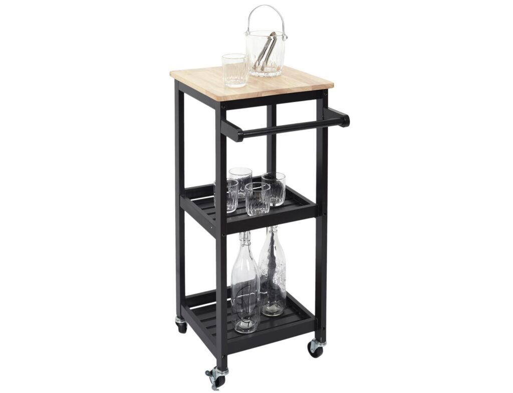 Τρόλεϊ Κουζίνας Black Trolley 37X45X84.5Cm Hd7105