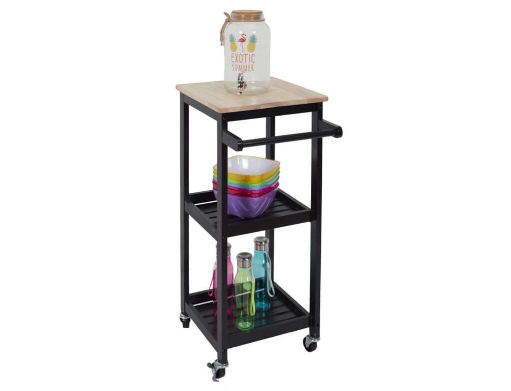 Τρόλεϊ Κουζίνας Black Trolley 37X45X84.5Cm Hd7105