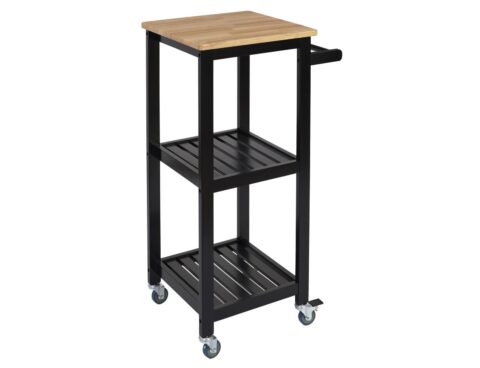 Τρόλεϊ Κουζίνας Black Trolley 37X45X84.5Cm Hd7105