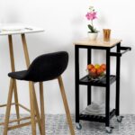 Τρόλεϊ Κουζίνας Black Trolley 37X45X84.5Cm Hd7105
