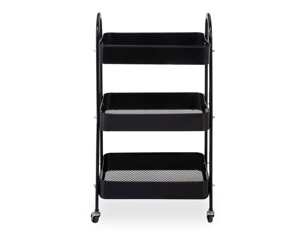 Τρόλεϊ Κουζίνας Kitchentrolley 3 Layers Black