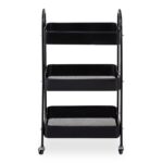 Τρόλεϊ Κουζίνας Kitchentrolley 3 Layers Black