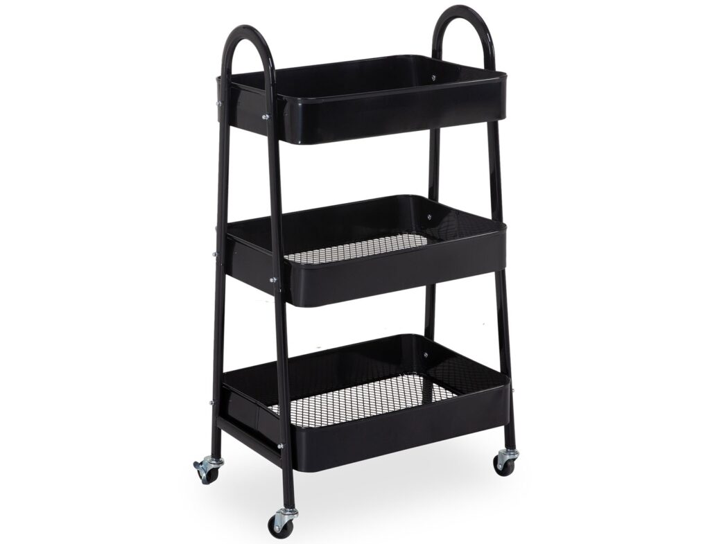 Τρόλεϊ Κουζίνας Kitchentrolley 3 Layers Black