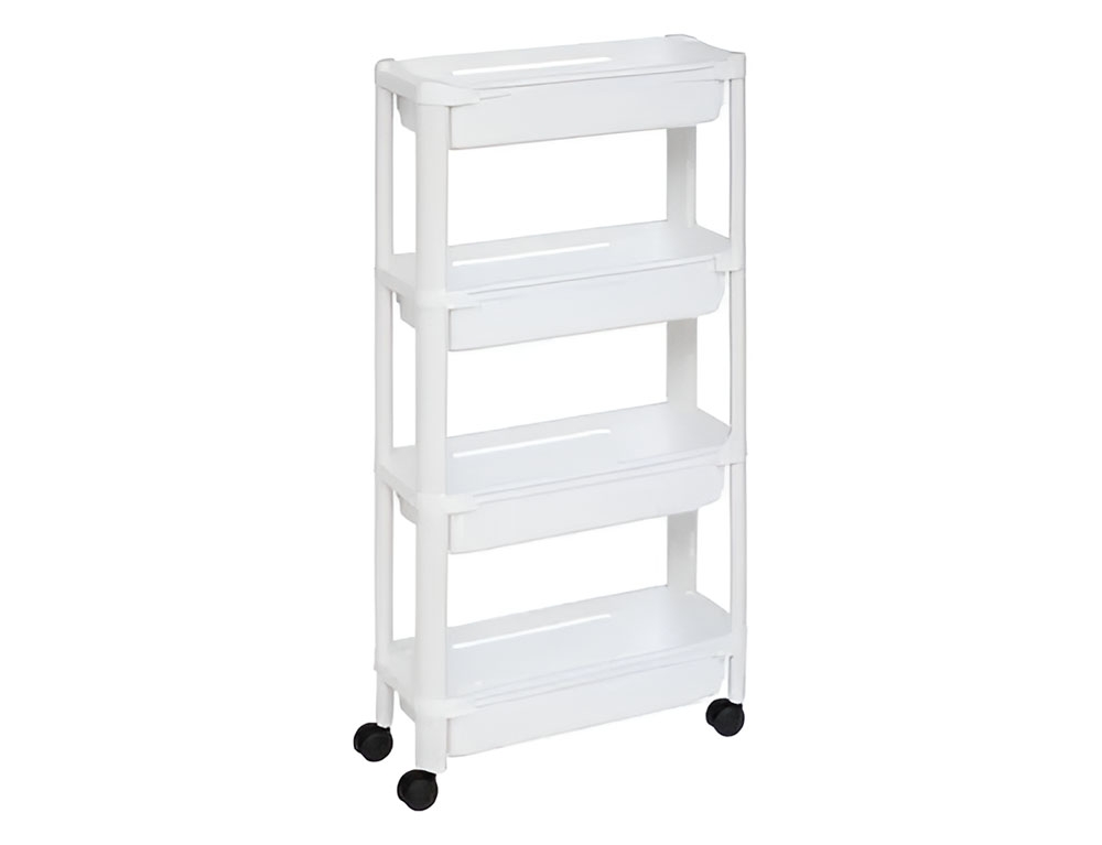 Τρόλεϊ Κουζίνας White 4 Extend Pp Trolley Five 189991B