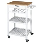 Τρόλεϊ Κουζίνας White Trolley 40X61X84.5Cm Hd7103