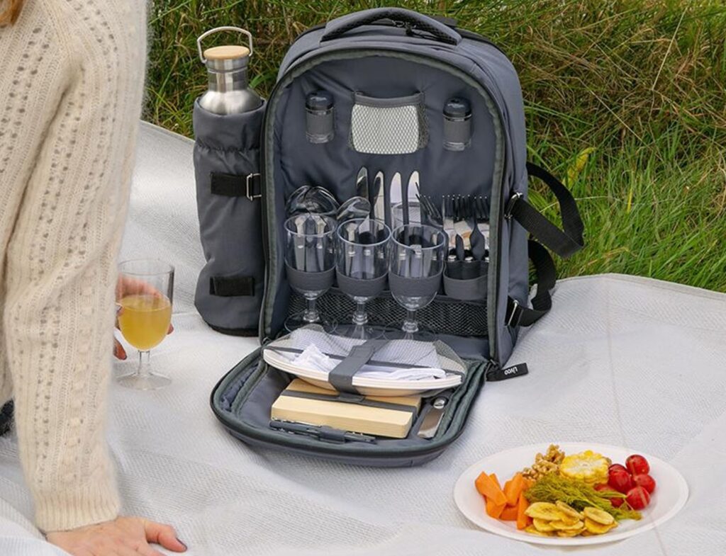 Τσάντες & Καλάθια Τροφίμων Και Πικνικ 4 Person Picnic Backpack Livoo Sep149