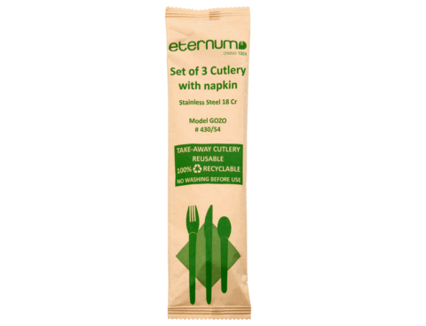 ΤΣΆΝΤΕΣ & ΚΑΛΆΘΙΑ ΤΡΟΦΊΜΩΝ ΚΑΙ ΠΙΚΝΙΚ SET 3 PCES + NAPKIN ETERNUM GOZO 430-S4/500