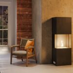 Τζάκι Indie Tenderflame - 50X34X170Cm - Black