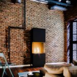 Τζάκι Indie Tenderflame - 50X34X170Cm - Black