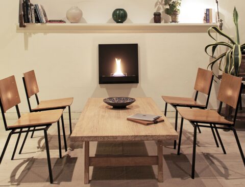 Tζάκι Square 180 Tenderflame - 57.5X23X57.5Cm - Black