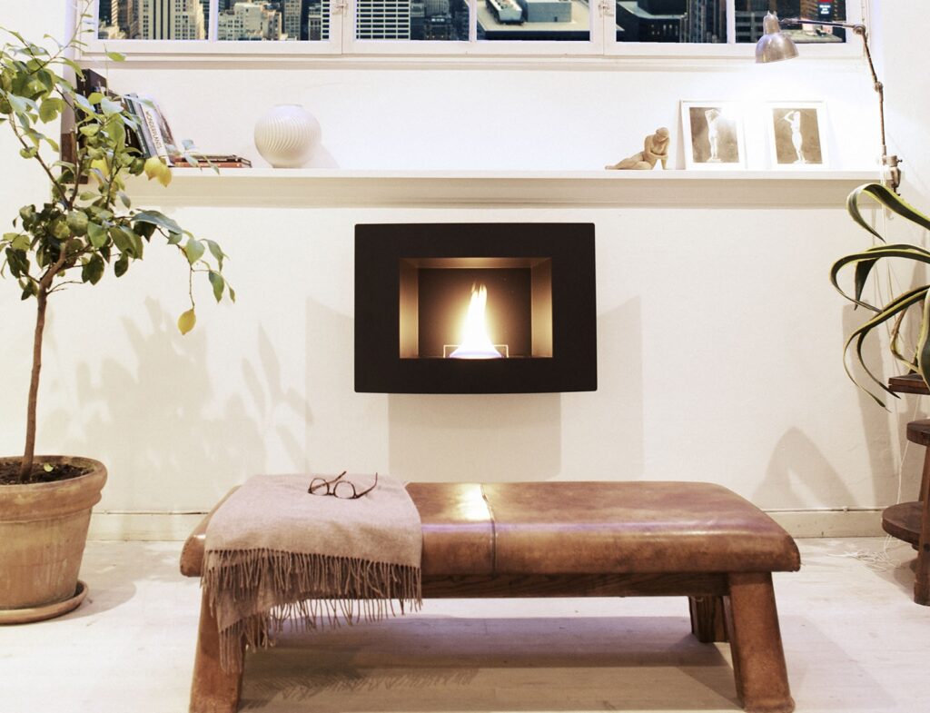 Tζάκι Wall Tenderflame - 82X23X60Cm - Black