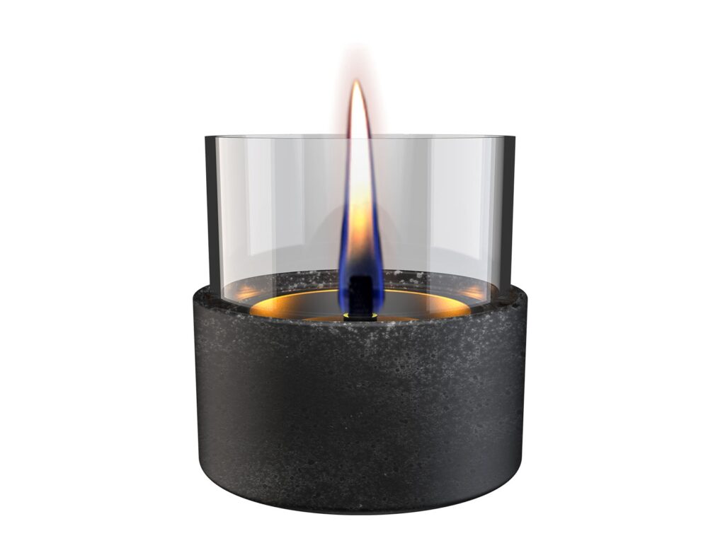 Τζάκια & Εστίες Φωτιάς Εσωτερικών Χώρων Aster Lava Black Tenderflame Tf-0440010