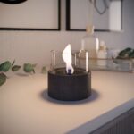 Τζάκια & Εστίες Φωτιάς Εσωτερικών Χώρων Aster Lava Black Tenderflame Tf-0440010