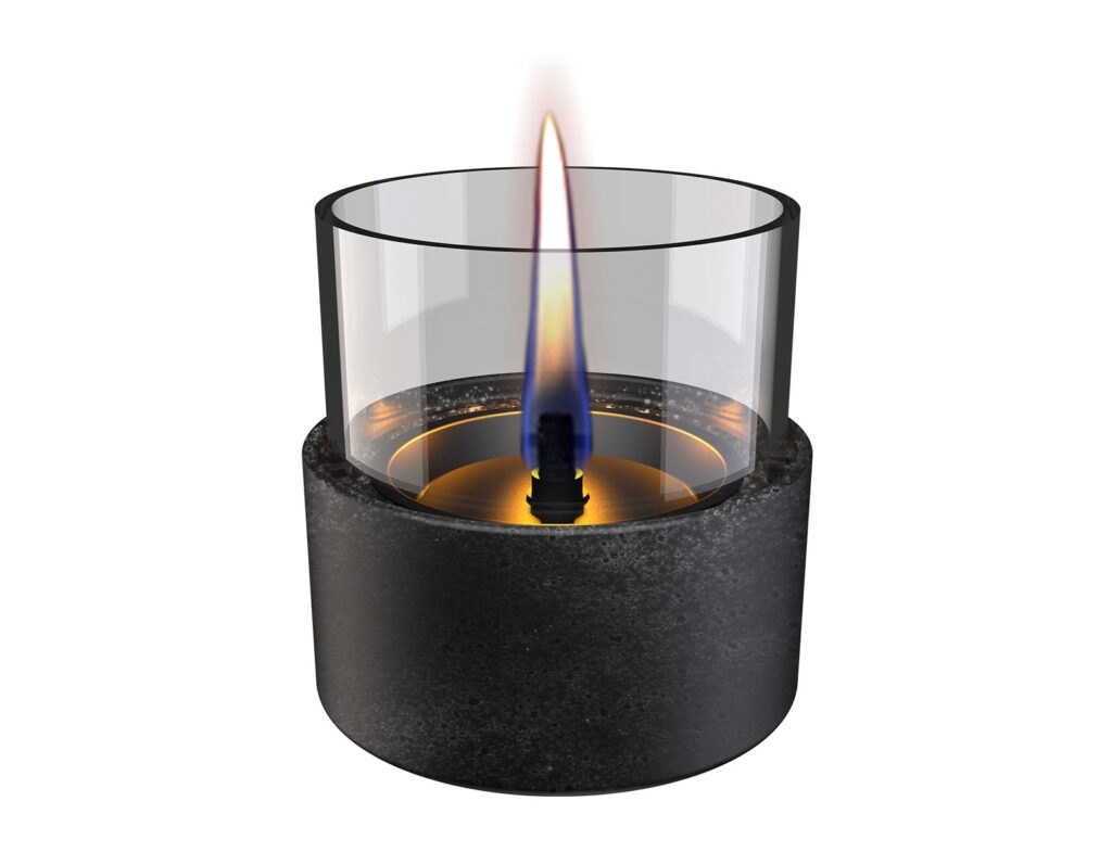 Τζάκια & Εστίες Φωτιάς Εσωτερικών Χώρων Aster Lava Black Tenderflame Tf-0440010