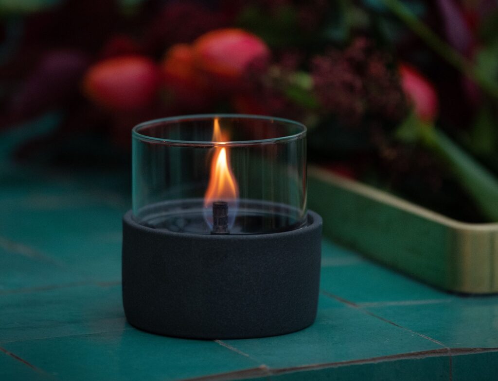 Τζάκια & Εστίες Φωτιάς Εσωτερικών Χώρων Aster Lava Black Tenderflame Tf-0440010