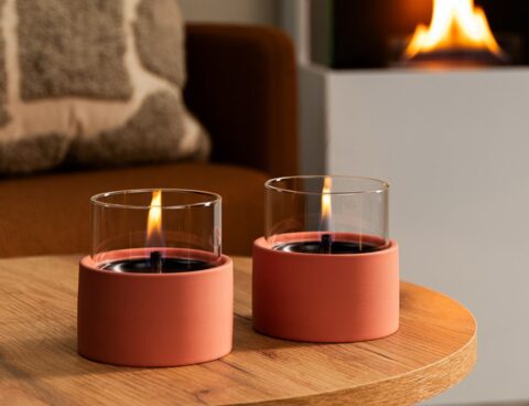 Τζάκια & Εστίες Φωτιάς Εσωτερικών Χώρων Breeze 10 Peach Tf-600076