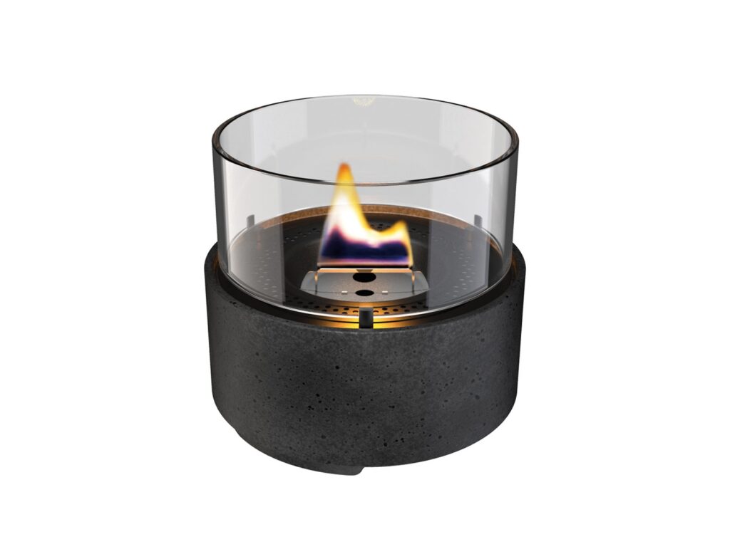 Τζάκια & Εστίες Φωτιάς Εσωτερικών Χώρων Cafe 14 Lava Black Tenderflame Tf-0410012