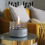 Τζάκια & Εστίες Φωτιάς Εσωτερικών Χώρων Cafe 18 Concrete Tenderflame Tf-200009