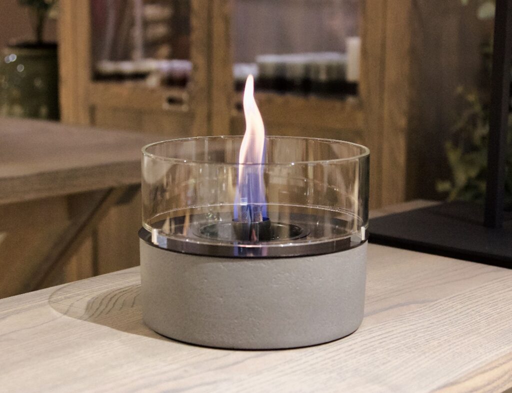 Τζάκια & Εστίες Φωτιάς Εσωτερικών Χώρων Cafe 18 Concrete Tenderflame Tf-200009