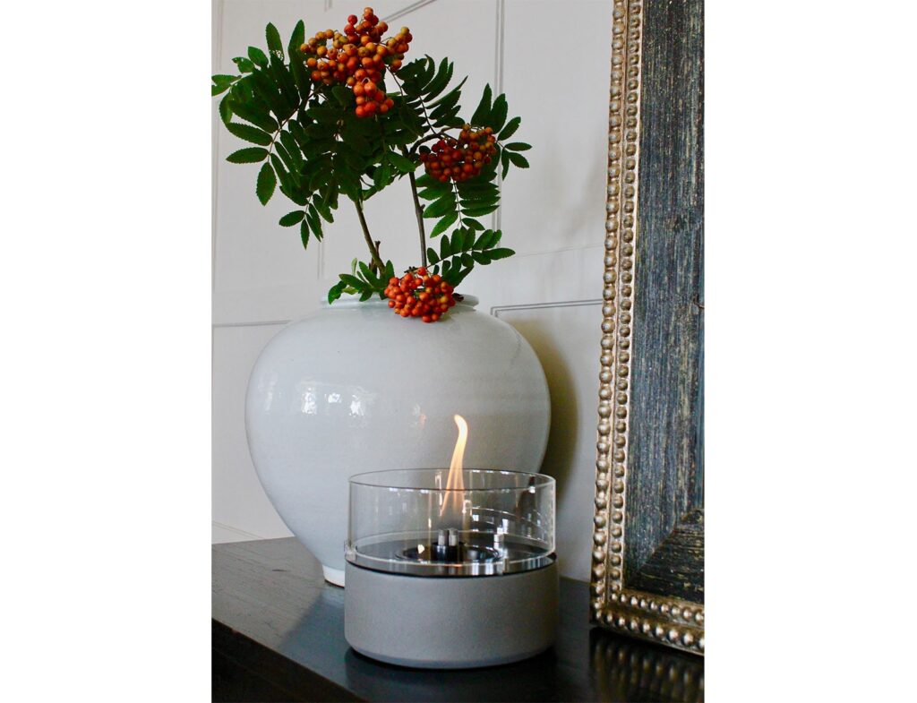 Τζάκια & Εστίες Φωτιάς Εσωτερικών Χώρων Cafe 18 Concrete Tenderflame Tf-200009