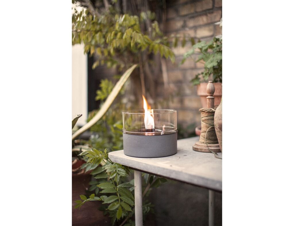 Τζάκια & Εστίες Φωτιάς Εσωτερικών Χώρων Cafe 18 Concrete Tenderflame Tf-200009