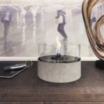Τζάκια & Εστίες Φωτιάς Εσωτερικών Χώρων Cafe 18 Concrete Tenderflame Tf-200009