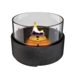 Τζάκια & Εστίες Φωτιάς Εσωτερικών Χώρων Cafe 18 Lava Black Tenderflame Tf-0410009