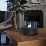 Τζάκια & Εστίες Φωτιάς Εσωτερικών Χώρων Cafe 18 Lava Black Tenderflame Tf-0410009