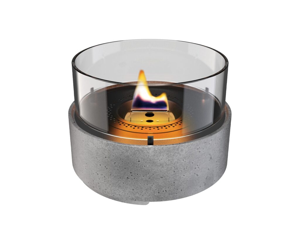Τζάκια & Εστίες Φωτιάς Εσωτερικών Χώρων Cafe 18 Lava Grey Tenderflame Tf-0410010