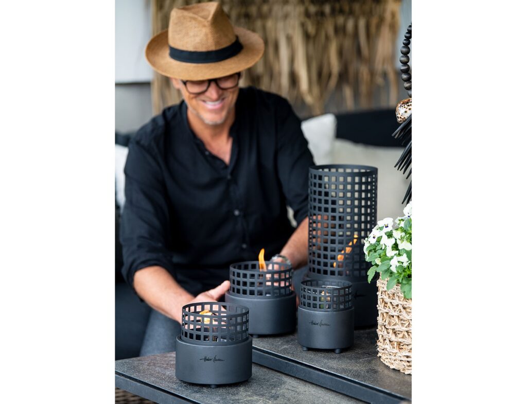 Τζάκια & Εστίες Φωτιάς Εσωτερικών Χώρων Camps Bay Black Tenderflame Tf-600004