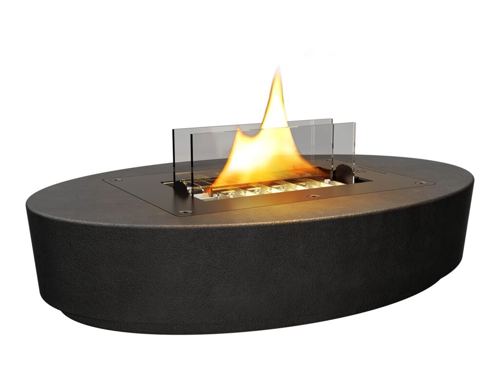 Τζάκια & Εστίες Φωτιάς Εσωτερικών Χώρων Carnation Black Tenderflame Tf-0609002