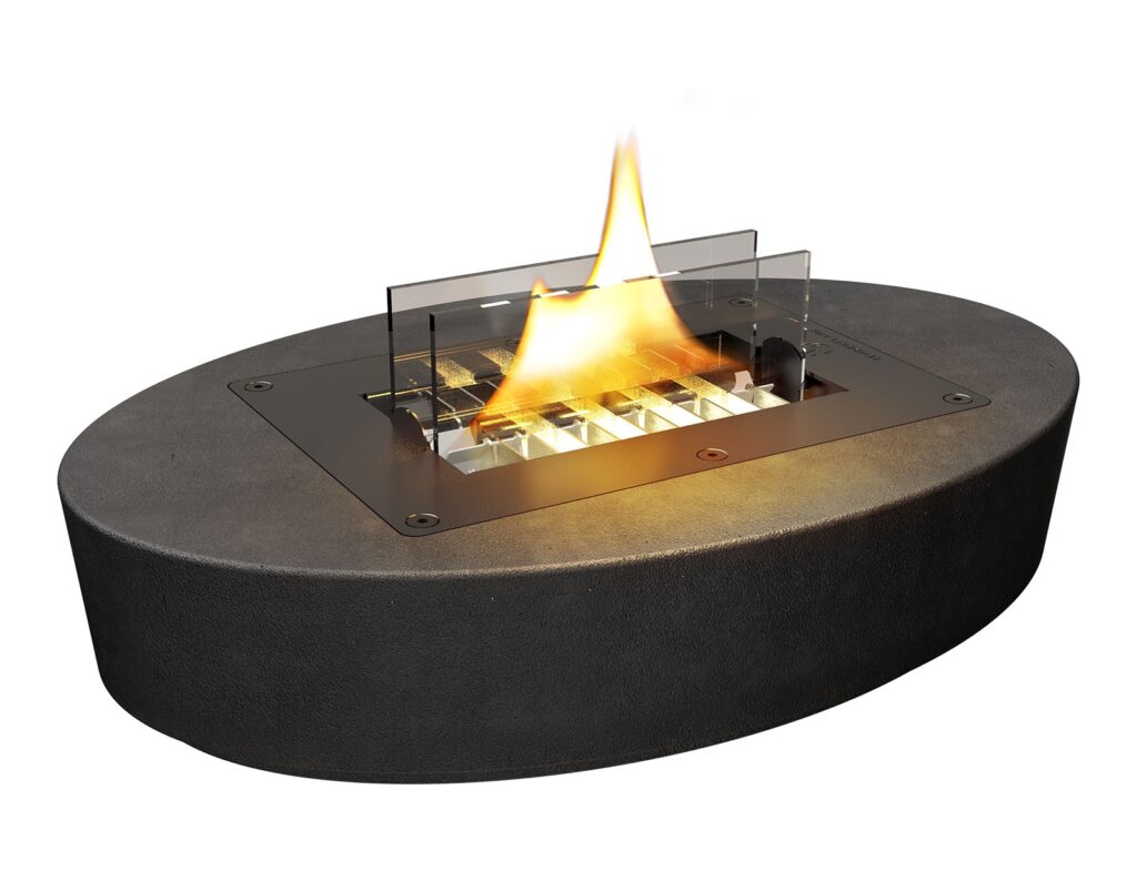 Τζάκια & Εστίες Φωτιάς Εσωτερικών Χώρων Carnation Black Tenderflame Tf-0609002
