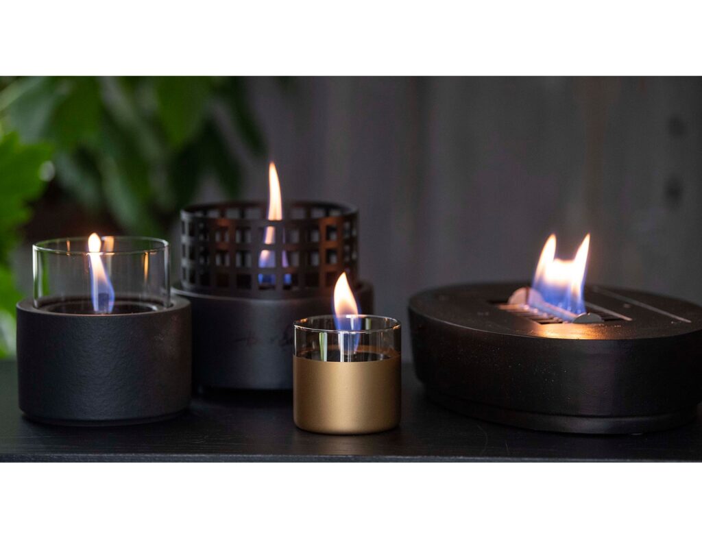 Τζάκια & Εστίες Φωτιάς Εσωτερικών Χώρων Carnation Black Tenderflame Tf-0609002