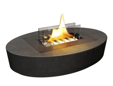 Τζάκια & Εστίες Φωτιάς Εσωτερικών Χώρων Carnation Black Tenderflame Tf-0609002