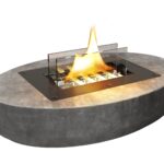 Τζάκια & Εστίες Φωτιάς Εσωτερικών Χώρων Carnation Concrete Tenderflame Tf-100153